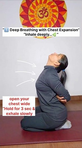 “2 Simple Exercises to Relieve Chest Pain Naturally | No Equipment | Yoga for Heart Health 💖”