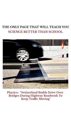UNIVERSE | SCIENCE | TECHNOLOGY | Switzerland uses a mobile, modular bridge system called the ASTRA Bridge that allows traffic to drive over highway roadwork. This... | Instagram