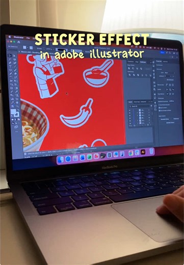 Creating Sticker Effects in Adobe Illustrator