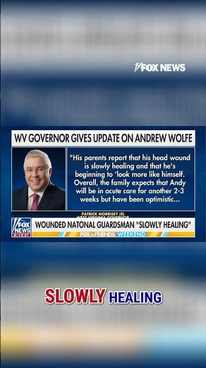 WV gov shares PROMISING update on DC shooting victim: 'Slowly healing' #foxnews #news #shorts