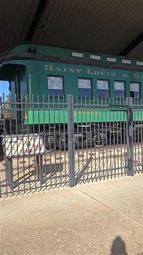 St. Louis and San Francisco railroad coach in Rolla, Missouri, 2025