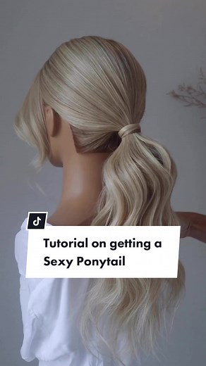 Sexy Ponytail Tutorial with KYK Haircare by Shauna Elizabeth