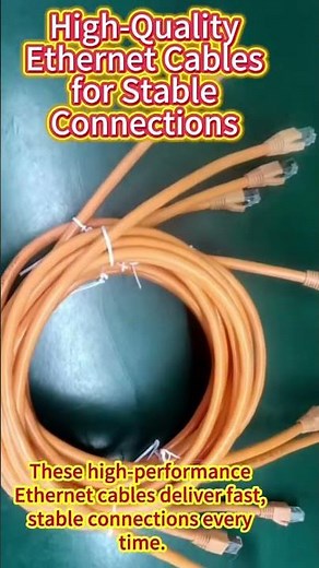 High-Quality Ethernet Cables for Stable Connections