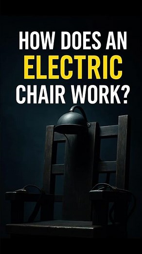 How does an electric chair work?😱 #facts #electricchair #executions #factfleck #truestory #science