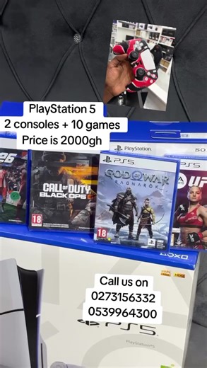 Buy PlayStation 5 with Two Consoles and Ten Games