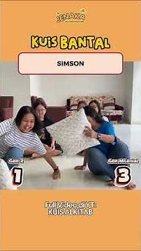 Ide kuis Alkitab seru pakai bantal!