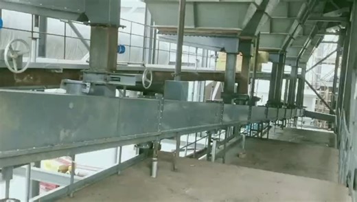 SDCAD Carbon Steel Inclined Air Slide Conveyor Cement Silo Construction Machinery Part Slide Chute Conveyor 1 Year Warranty for