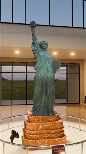 Rob destroyed the Lego Statue of Liberty 🗽😱