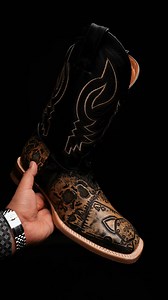 Introducing "The Dead Man's Hand" Hand-tooled boots that make you feel like a high roller! Limited style, get yours for just $149.99! Ready to take the gamble? | Alfa Western Wear