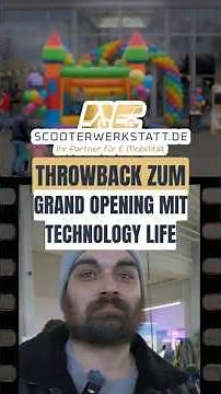 Scooter Workshop Opening – Technology Life shows everything 🚀