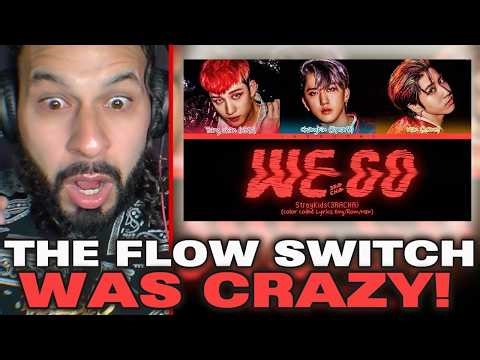 RAPPER REACTS TO Stray Kids (3RACHA) "We Go" (스트레이 키즈 We Go 가사) (Color Coded Lyrics) | Reaction