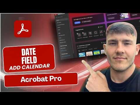 How to Insert a Date Calendar Field in PDF Using Adobe Acrobat Pro DC - Guide
