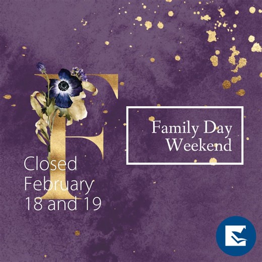 From all your friends at the Whitby Public Library, we are wishing you a happy Family Day Weekend! All our locations are closed Sunday, February 18 and Monday, February 19. Our book drops are open! #FamilyDayWeekend #HolidayClosure #HaveFun | Whitby Public Library