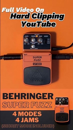Behringer Super Fuzz #guitarpedals #behringer