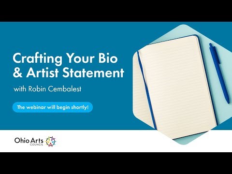 Crafting Your Bio and Artist Statement