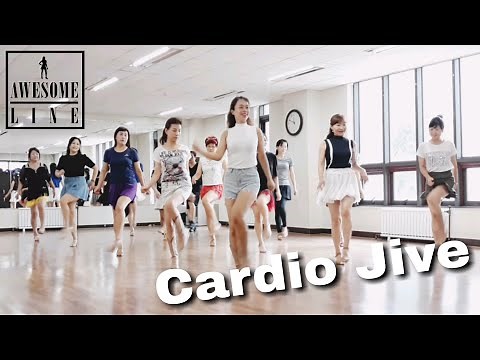 Cardio Jive Line Dance - Ike & Virginia Po (Easy Intermediate Level)