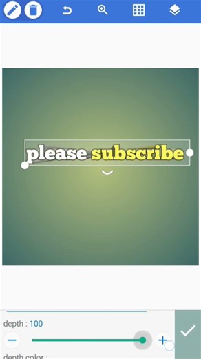 3D text editing || for pixellab editing || new editing || text style 🥇