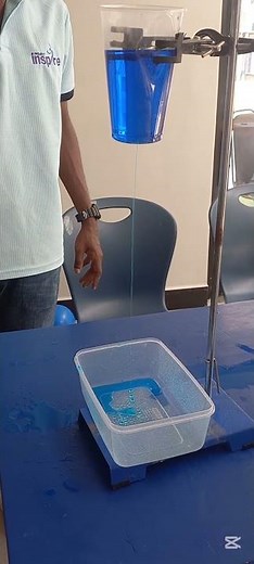 Bending water with static electricity. #experiment #stem #science