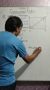 Quadrilaterals | Class 9 | Ex 8.1 | Q-4 part i ncert #cbse #maths #ncertsolutions #class9 #trending