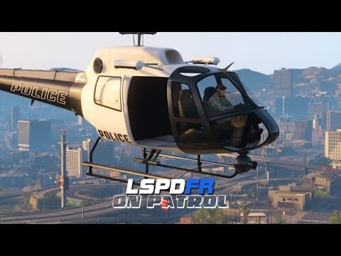 Playing GTA5 on helicopter patrol. SWAT. (LSPDFR) RP