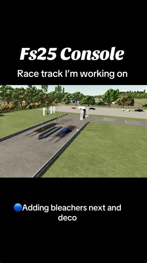 Making a race track #farmingsimulator #farmingsimulator25 #fs25 #fyp #viral