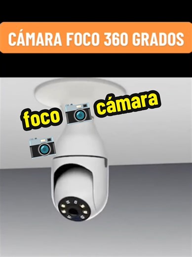 foco cámara 📷 perfecto para tu venta #fococamara #reventa #90grados #videoviral #vigilancia