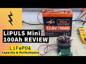 LIPULS LiFePo4 100 Ah battery performance test