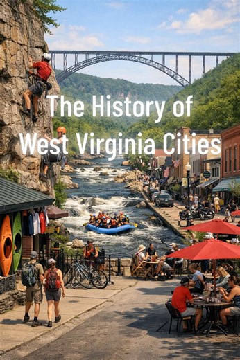 The History of West Virginia Cities! COUNTRY ROADS! 🏙️ #history #america #city #westvirginia #evolution