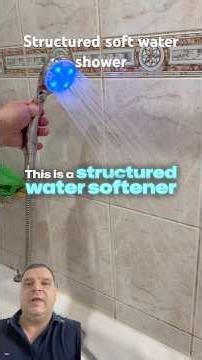 Magnetic Soft Water Shower Head with LED Lights #structuredwater