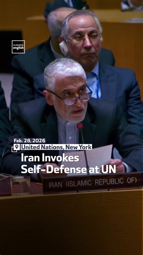 Iran’s Ambassador to the United Nations, Amir-Saeid Iravani, says Iran is exercising its inherent right of self-defense under Article 51 of the UN Charter following what he describes as large-scale aggression. #Iran | Al Arabiya English