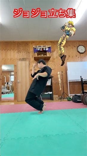 【武道・武術】ジョジョ立ちにYASUが挑戦してみた！5選！！#aikido ＃karate #martial #武道 #空手＃筋トレ