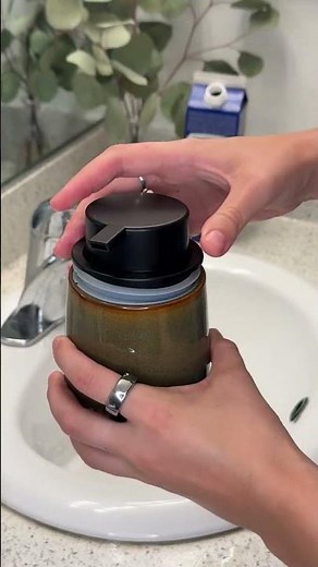 Make a GIY Foaming Hand Soap with Dr. Bronner's.