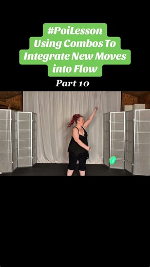 Pt10 Poi Using Combos To Integrate New Moves into Flow #poi #PoiSpinning #PoiDance #PoiTutorial