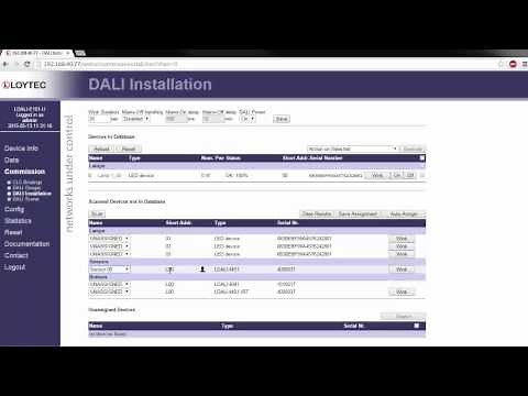 LOYTEC - DALI Inbetriebnahme mit L-DALI [D001]