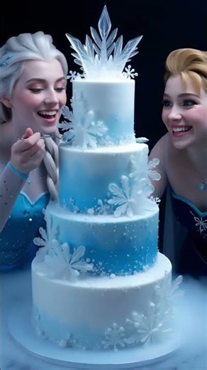 We Made a Real-Life Frozen Wedding Cake
