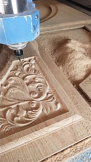MOST INTERESTING CNC WOOD ROUTER CARVING🪵🪵🪵 #woodworking #wood #woodcarving