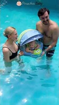 Mambobaby™ Baby Swim Float with Canopy & Safety Seat