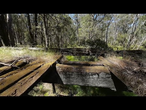 Old trestle bridge - Domino Rail Trail