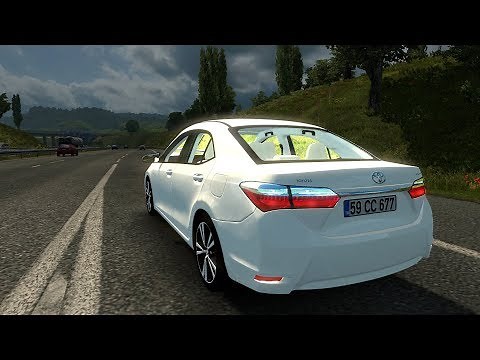 Euro Truck Simulator 2 ETS2 Toyota Corolla 2018 TrackIR 4 Pro [1080P]