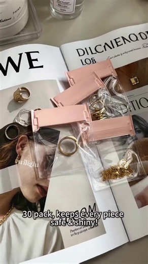 ✨✨🎁🎁30 Pcs Anti- Tarnish Jewelry Bags,Seal & Display,No More Oxdation.#jewelrybusiness #antitarnishjewelry #tiktokshop #Jewelr #sealbags