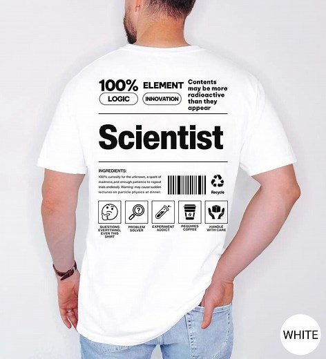 Scientist Funny Comfort Colors T-shirt, Chemistry Teacher Gift, Science Geek Tee, STEM Clothing, Biology Professor Shirt - Etsy