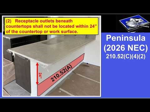 2026 National Electric Code - Outlets in Drawers are OK and Other Interesting Revisions in 210.52(C)