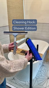 Check out this hack for keeping your shower sparkling clean! The Multi-Use Handle in a perfect companion for the Norwex squeegee, but it’s also compatible with the NEW Grout Brush Attachment! Simply swap between the two attachments to keep your shower in tip-top shape! Tag a friend who needs to see this! | Norwex