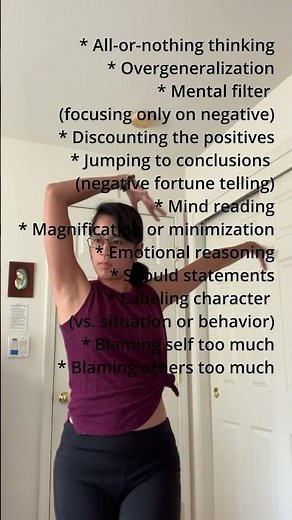 CBT: Unhelpful Thinking Patterns