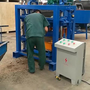 Manual Interlocking Brick Making Machine QT40-2 Block Making Machine