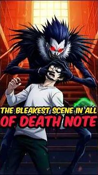 🔶What do you think this DEATH NOTE scene is ABOUT?...💀█ #shorts #anime #deathnote