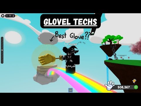 A guide to Glovel Mastery techs in Slap Battles