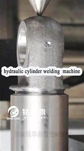 China hydraulic cylinder welding machine