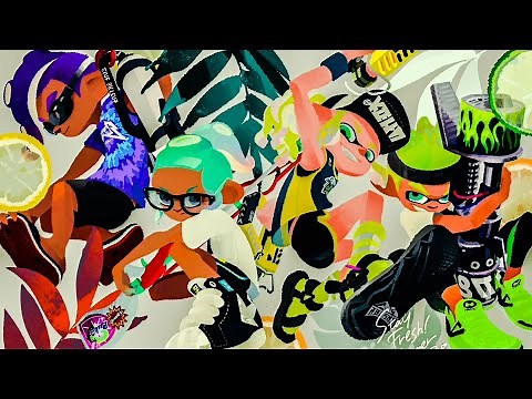 Intense Splatoon Battle Mix to Splat/Be Splatted to