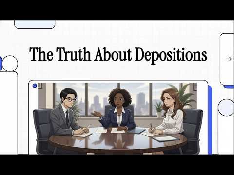 The Truth About Depositions